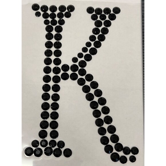 Recollections Halloween Bling Rhinestone Gem Embellishment Letter K 422448 - Picture 1 of 3